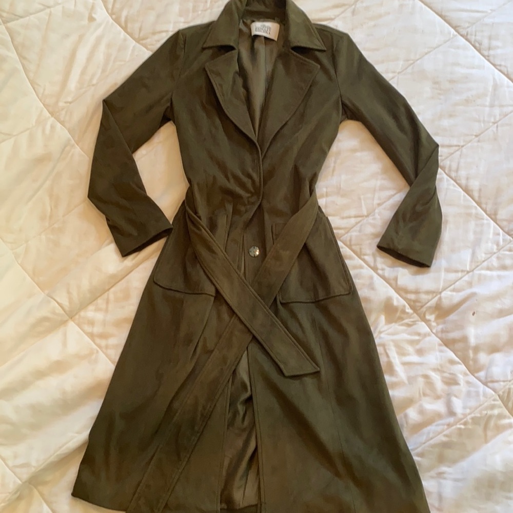 Belle Badgley Mischeka Trench coat